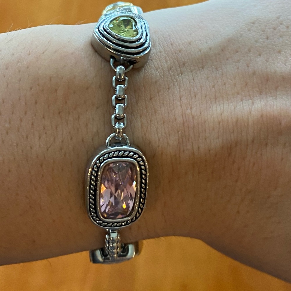 Mixed Gemstone Beacelet - Picture 2 of 4